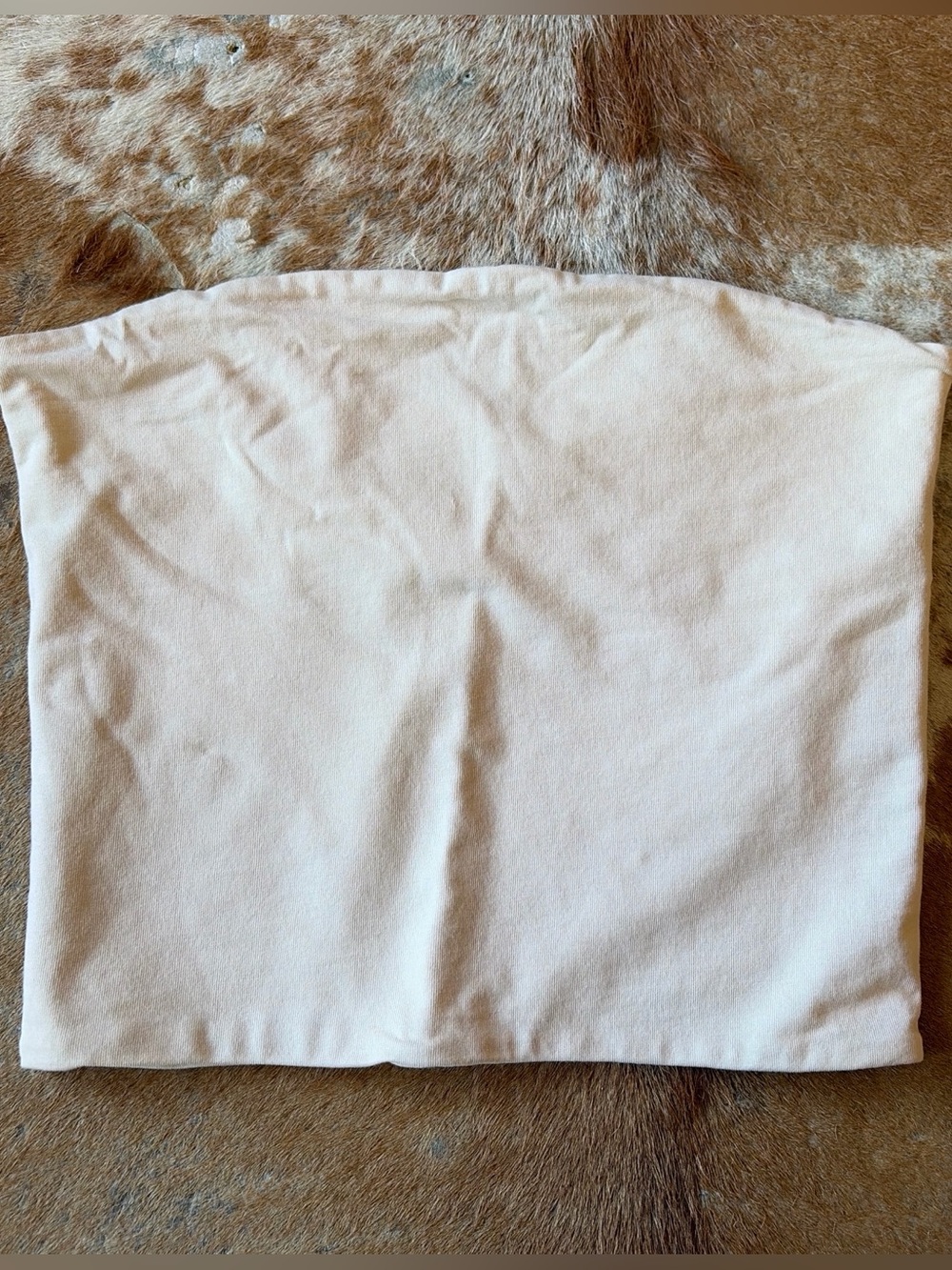 Brandy Melville Off-White Bandeau Top